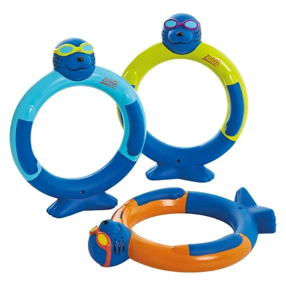 Zoggs Anelli Da Immersione Zoggy Dive Rings Verde Blu Arancione 3 Zoggs Anelli Da Immersione Zoggy Dive Rings Verde Blu Arancione