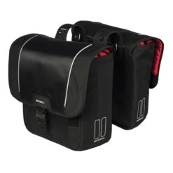Cestino Posteriore Doppio Basil Sport Design Nero