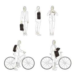 Zaino In Pelle Brooks England Piccadilly Marrone Scuro Donna -Negozio All Aperto BK BB020A07205 2