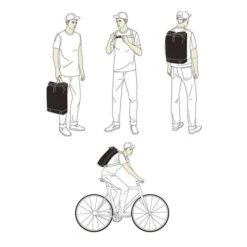 Zaino Brooks England Pickzip Nero -Negozio All Aperto BK BB044A07200 3