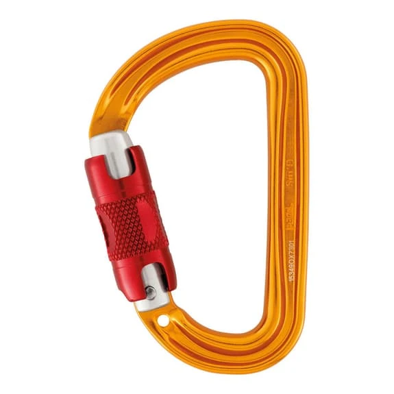 Moschettone Petzl Sm'D Twist-Lock Giallo 3 Moschettone Petzl Sm'D Twist-Lock Giallo