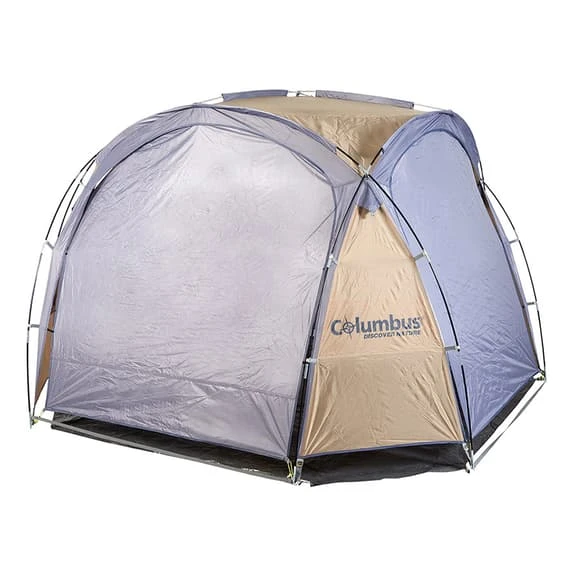 Gazebo Columbus Outdoor Shadow Shelter Marrone Grigio 5 Gazebo Columbus Outdoor Shadow Shelter Marrone Grigio - immagine 3