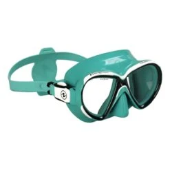 Maschera Da Sub Aqua Lung Reveal X2 Azzurro Bianco Con Lenti Trasparenti