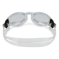 Occhialini Aqua Sphere Kaiman Bianco Nero Con Lenti Trasparenti -Negozio All Aperto aqs ep3000000lc 004