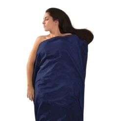 Lenzuola Da Viaggio Sea To Summit Silk Cotton Standard 185x92 Cm Blu