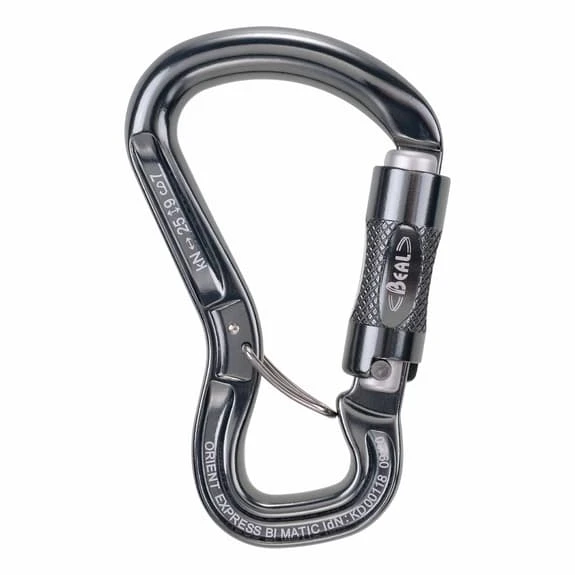 Moschettone Beal Orient Express Bi-Matic Grigio Scuro 5 Moschettone Beal Orient Express Bi-Matic Grigio Scuro - immagine 3