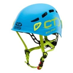 Casco Climbing Technology Eclipse Blu Verde Bambino