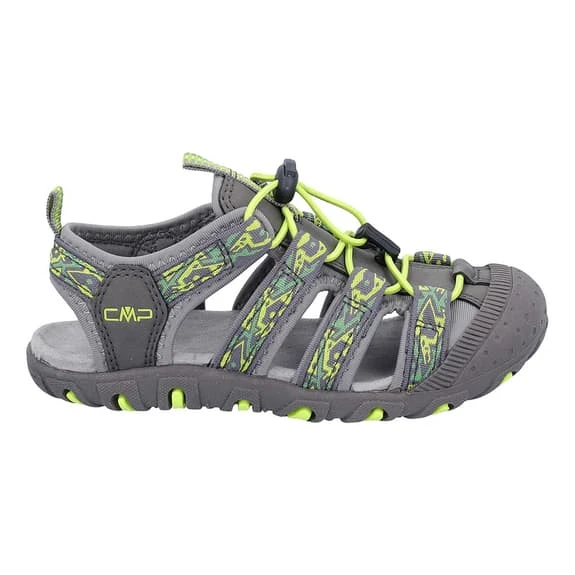 Sandali CMP Sahiph Hiking Grigio Verde Giallo Junior 3 Sandali CMP Sahiph Hiking Grigio Verde Giallo Junior