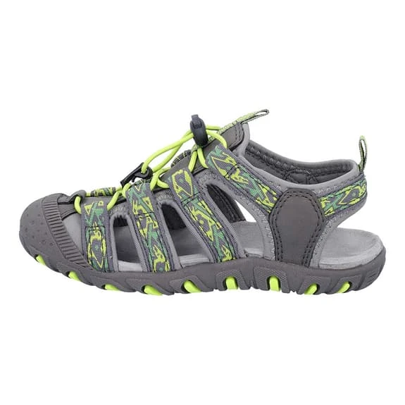 Sandali CMP Sahiph Hiking Grigio Verde Giallo Junior 4 Sandali CMP Sahiph Hiking Grigio Verde Giallo Junior - immagine 2