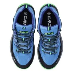 Scarpe CMP Kids Rigel Low WP Blu Verde Junior -Negozio All Aperto cmp 3q54554j 29ll 005