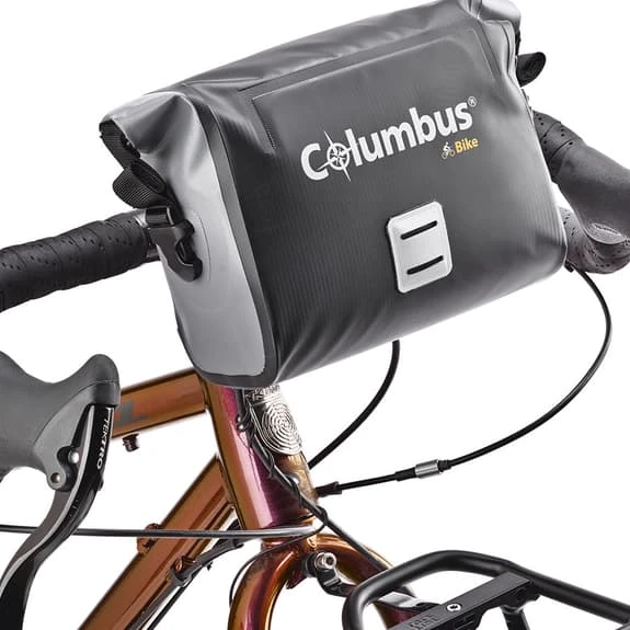 Borsa Per Manubrio Columbus Outdoor Waterproof Handlebar 3L Nero 7 Borsa Per Manubrio Columbus Outdoor Waterproof Handlebar 3L Nero - immagine 5