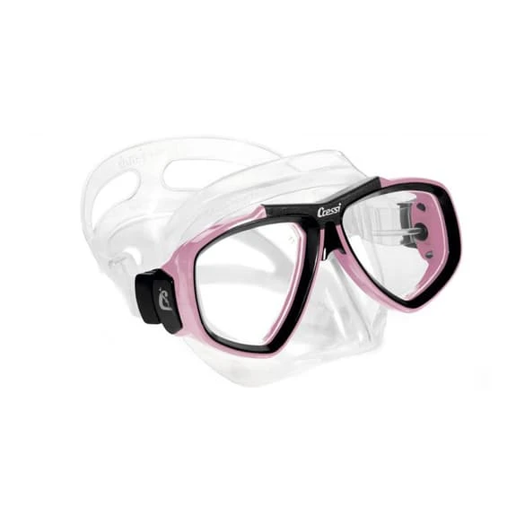 Maschera Da Sub Cressi Focus Rosa Bianco Con Lenti Trasparenti 3 Maschera Da Sub Cressi Focus Rosa Bianco Con Lenti Trasparenti