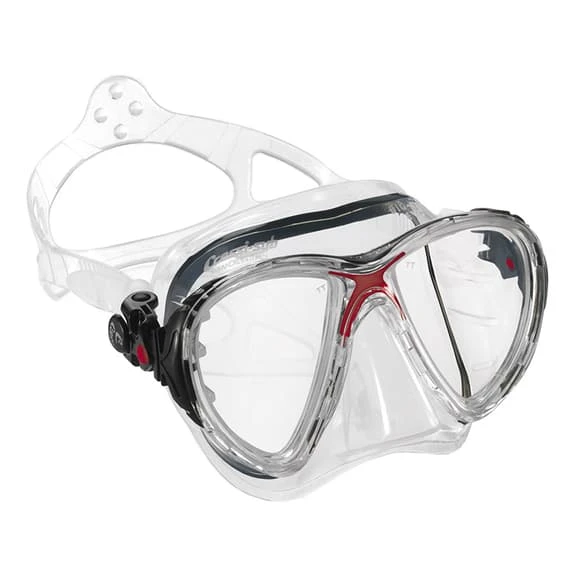 Maschera Da Immersione Cressi Evo Big Eyes Bianco Rosso Con Lenti Trasparenti 3 Maschera Da Immersione Cressi Evo Big Eyes Bianco Rosso Con Lenti Trasparenti
