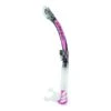 Snorkel Cressi Alpha Ultra Dry Bianco Rosa Nero -Negozio All Aperto cri aes258054 001