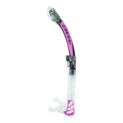 Snorkel Cressi Alpha Ultra Dry Bianco Rosa Nero
