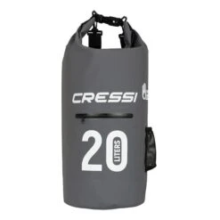 Borsa Cressi Dry Zip PVC 20L Grigio
