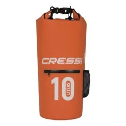 Borsa Cressi Dry PVC Zip 10L Arancione