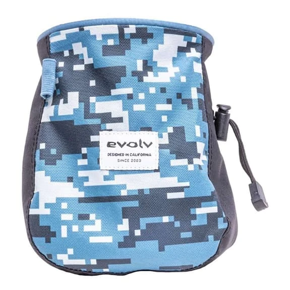 Borsa Per Magnesio Evolv Camo Blu 3 Borsa Per Magnesio Evolv Camo Blu