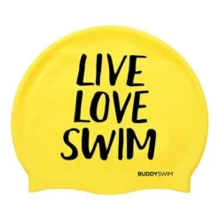 Cuffia In Silicone BuddySwim LLS Giallo