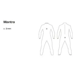 Muta Umida Orca Mantra 2 Mm Nero Donna -Negozio All Aperto grosormantra