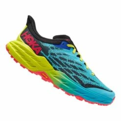 Scarpe HOKA Speedgoat 5 Blu Verde Rosso
