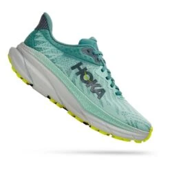 Scarpe HOKA Challenger ATR 7 Verde Chiaro Nero Giallo Fluorescente Donna