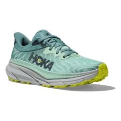 Scarpe HOKA Challenger ATR 7 Verde Chiaro Nero Giallo Fluorescente Donna -Negozio All Aperto hk 1134498 mgt 006