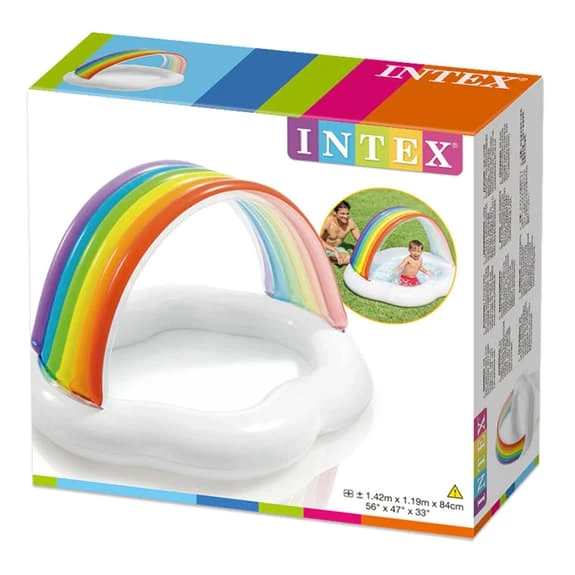 Piscina Gonfiabile Intex Rainbow 82L Multicolor Bambino 6 Piscina Gonfiabile Intex Rainbow 82L Multicolor Bambino - immagine 4