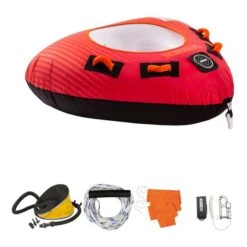 Set Rimorchiatore Acquatico Jobe Thunder Towable Rosso (1 Persona)