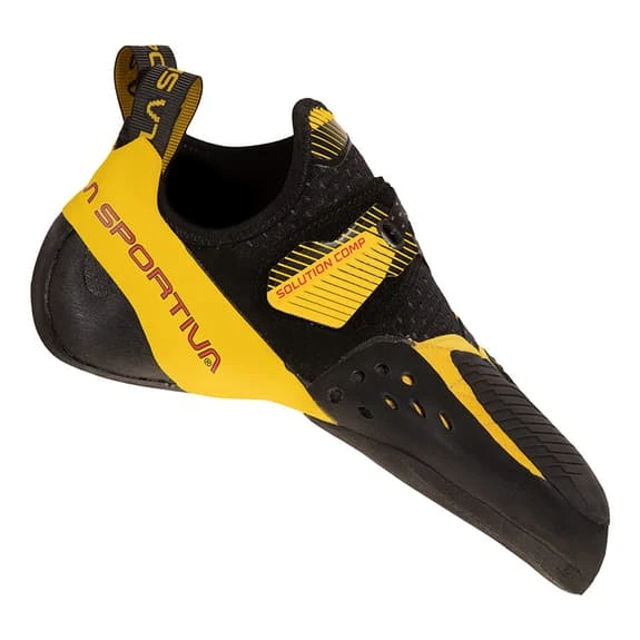Scarpette Da Arrampicata La Sportiva Solution Comp Nero Giallo 3 Scarpette Da Arrampicata La Sportiva Solution Comp Nero Giallo