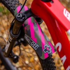Parafango Anteriore Muc-Off Front Ride Guard Verde Mimetico Rosa -Negozio All Aperto mf 20291 003