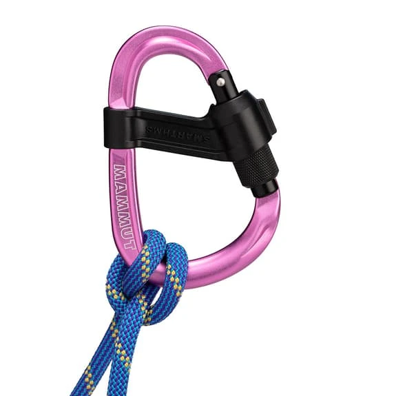 Moschettone Mammut Smart HMS 2.0 Screwgate Carabiner Rosa 4 Moschettone Mammut Smart HMS 2.0 Screwgate Carabiner Rosa - immagine 2