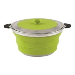 Pentola Pieghevole Outwell Collaps L Con Coperchio Verde Lime Acciaio