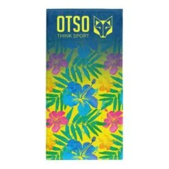Asciugamano Otso Microfiber Floral Blu Multicolor