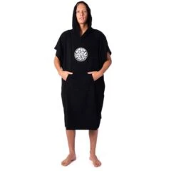 Poncho Rip Curl Icons Nero -Negozio All Aperto rip ctwce190 90 004