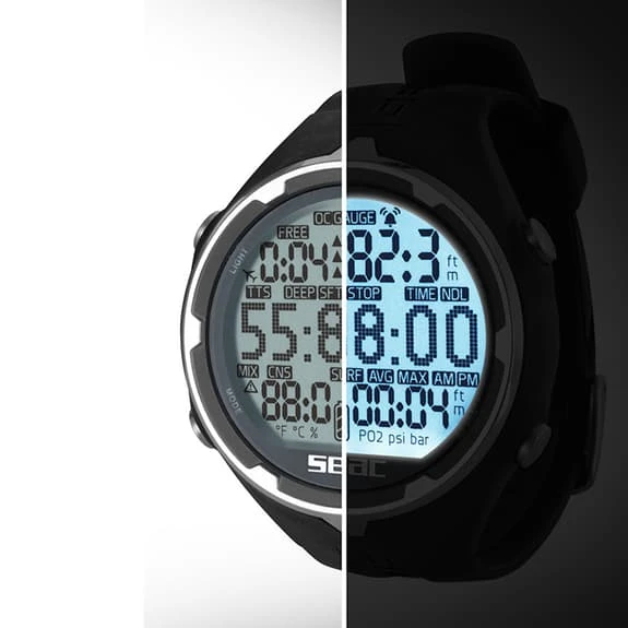 Orologio Multiattività Seac Action Nero 4 Orologio Multiattività Seac Action Nero - immagine 2