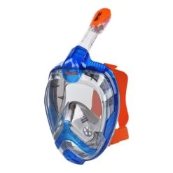Maschera Da Snorkeling Seac Magica Blu Arancione