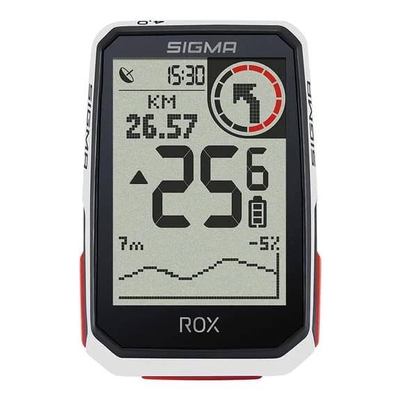 Ciclocomputer Sigma ROX 4.0 + HR Set Bianco 4 Ciclocomputer Sigma ROX 4.0 + HR Set Bianco - immagine 2