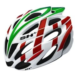 Casco SH+ Shabli X Plod Rosso Bianco Verde