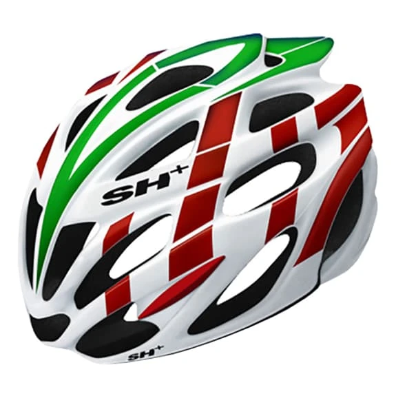 Casco SH+ Shabli X Plod Rosso Bianco Verde 3 Casco SH+ Shabli X Plod Rosso Bianco Verde