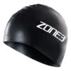Cuffia Zone3 Silicone Swim Cap Nero -Negozio All Aperto silicone swim cap black