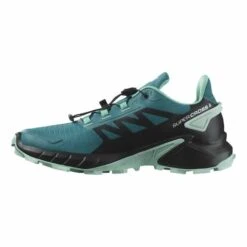Scarpe Salomon Supercross 4 Blu Verdone Donna -Negozio All Aperto slm l47119500 004