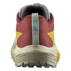 Scarpe Salomon Sense Ride 5 Bianco Giallo Granata -Negozio All Aperto slm l47211800 003