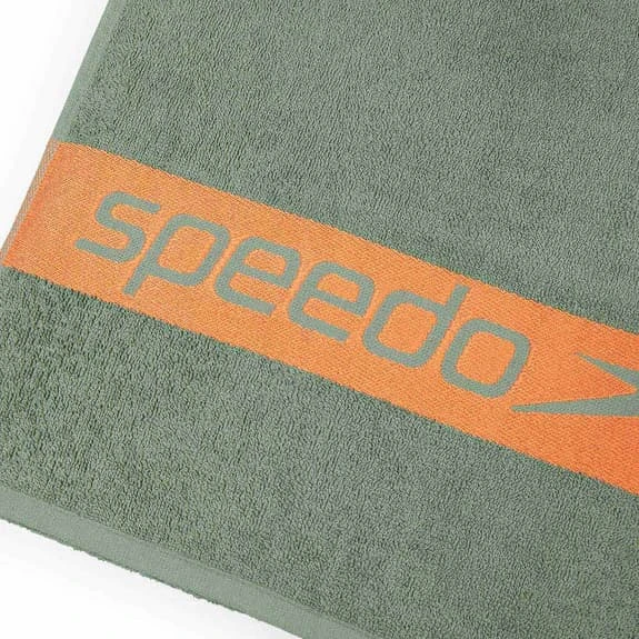 Asciugamano Speedo Border Verde Scuro Arancio 6 Asciugamano Speedo Border Verde Scuro Arancio - immagine 4