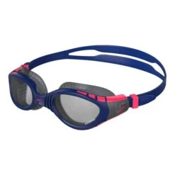 Occhialini Speedo Futura Biofuse Flexiseal Triathlon Blu Rosso Con Lenti Polarizzate Nero