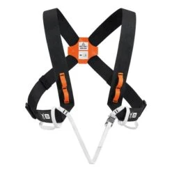 Spallacci Speleologia Petzl Explo Nero Arancione