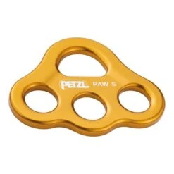 Placca Multiancoraggio Petzl Paw S Giallo Ocra
