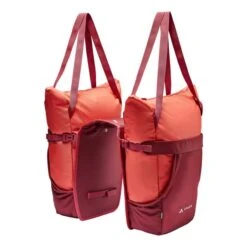 Borse Vaude TwinShopper 44L Rosso Granata