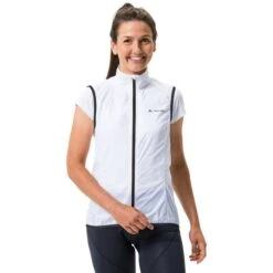 Gilet A Vento Vaude Matera Air Bianco Nero Donna 10 Gilet A Vento Vaude Matera Air Bianco Nero Donna -Negozio All Aperto vu 43123 001 003