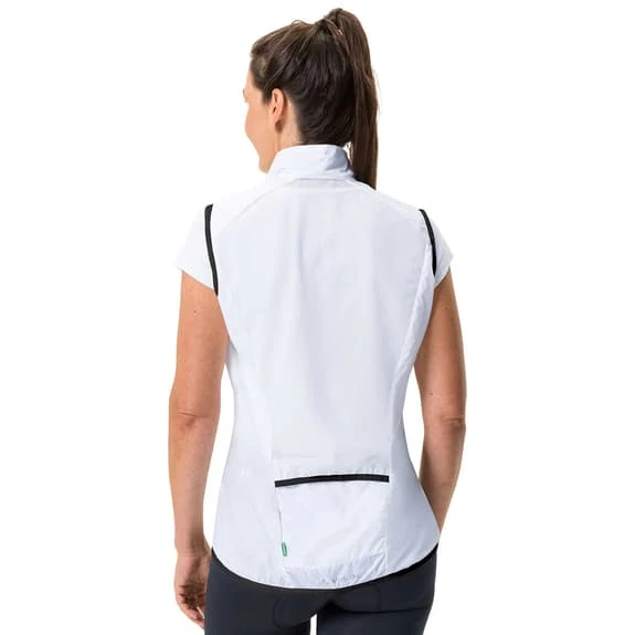 Gilet A Vento Vaude Matera Air Bianco Nero Donna 6 Gilet A Vento Vaude Matera Air Bianco Nero Donna - immagine 4